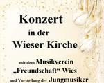 Konzert in der Kirche - MV Wies 02.12.23 - Flyer
